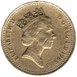 Preview 1 Pound, 1989 obverse