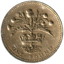 Preview 1 Pound, 1989 reverse