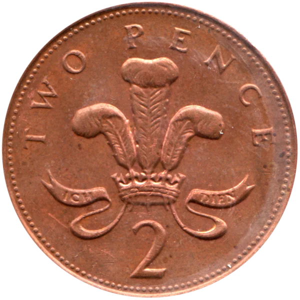 2 pence, 2001 Reverse