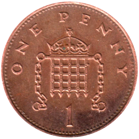 1 penny, 1995 Reverse