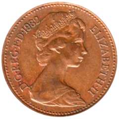 Preview 1 penny, 1982 obverse