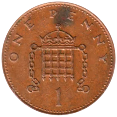 Preview 1 penny, 1982 reverse