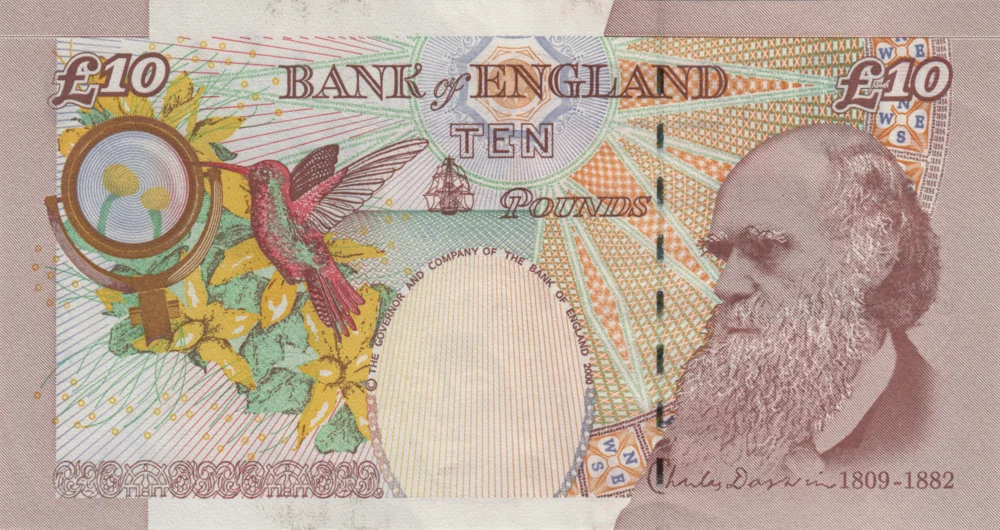 10 Pounds, 2000 Obverse