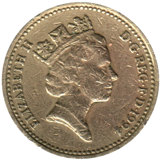 1 Pound, 1994 Obverse