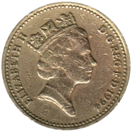 Preview 1 Pound, 1994 obverse