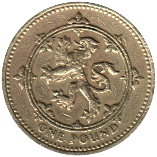 1 Pound, 1994 Reverse