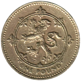 Preview 1 Pound, 1994 reverse