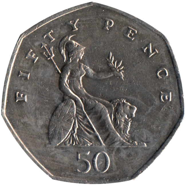 50 pence, 2004 Reverse