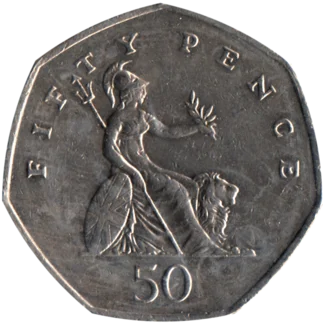 Preview 50 pence, 2004 reverse