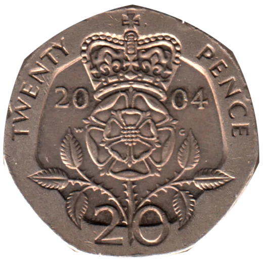 20 pence, 2004 Reverse