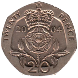Preview 20 pence, 2004 reverse