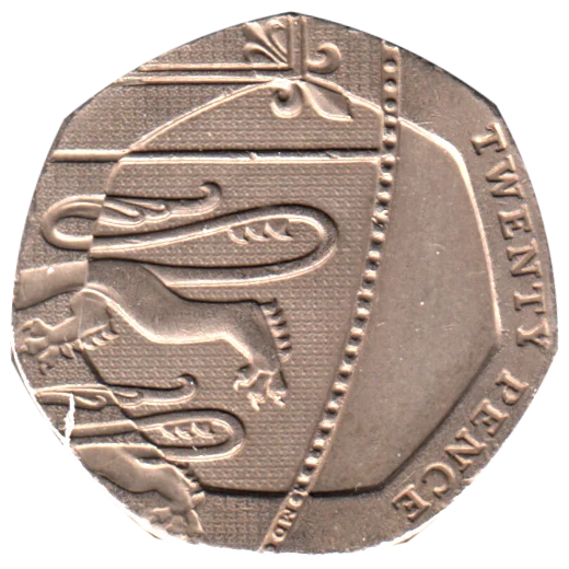 20 pence, 2010 Reverse