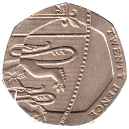 Preview 20 pence, 2010 reverse