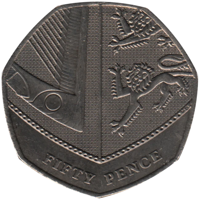 50 pence, 2012 Reverse