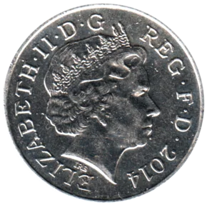 Preview 10 pence, 2014 obverse