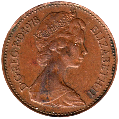 1 penny, 1978 Obverse
