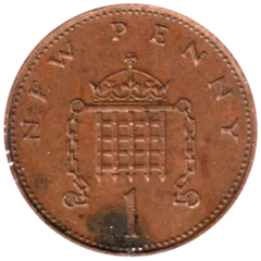 Preview 1 penny, 1978 reverse