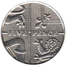 Preview 5 pence, 2008 reverse