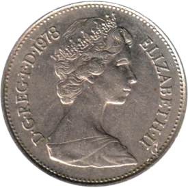 Preview 5 pence, 1978 obverse