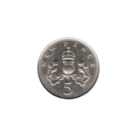Preview 5 pence, 1978 reverse