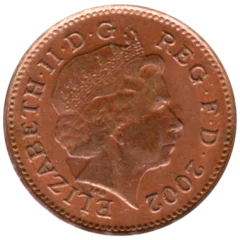 Preview 1 penny, 2002 obverse