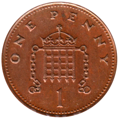 1 penny, 2002 Reverse