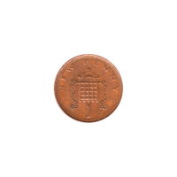 Preview 1 penny, 1974 reverse