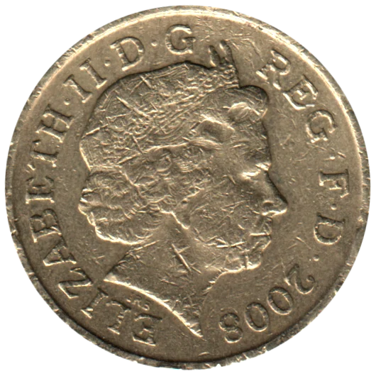 1 Pound, 2008 Obverse
