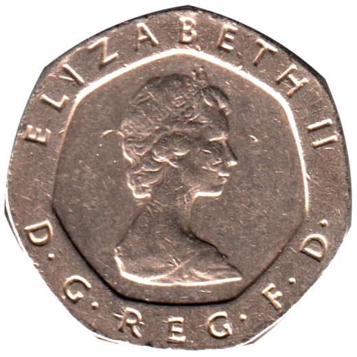 20 pence, 1984 Obverse