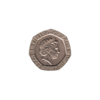 Preview 20 pence, 2009 obverse