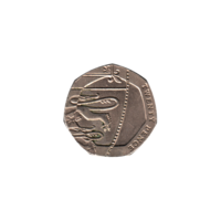 Preview 20 pence, 2009 reverse