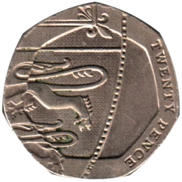Preview 20 pence, 2009 reverse
