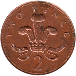 Preview 2 pence, 1994 reverse