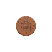 Preview 1 penny, 1986 reverse