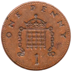 Preview 1 penny, 1986 reverse