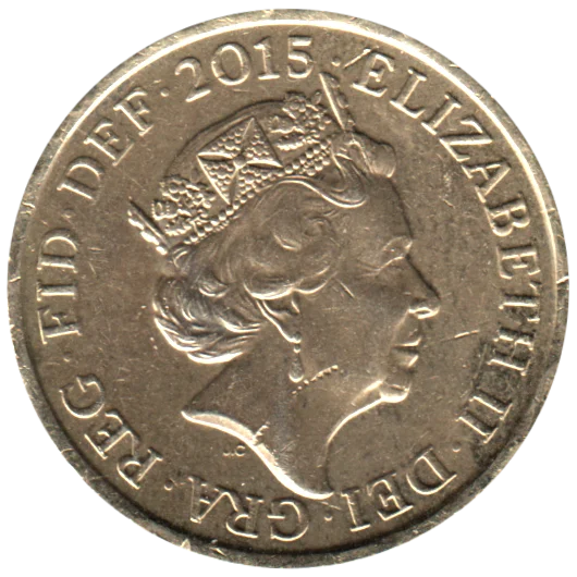 1 Pound, 2015 Obverse