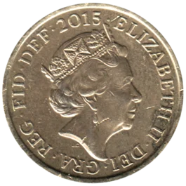 Preview 1 Pound, 2015 obverse