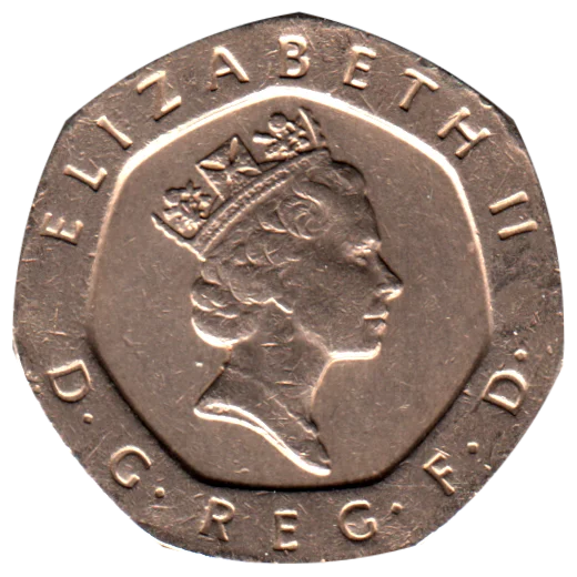 20 pence, 1994 Obverse