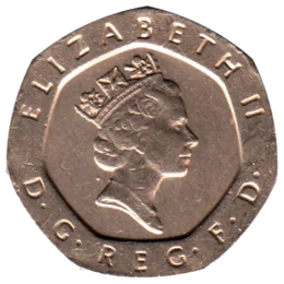 Preview 20 pence, 1994 obverse