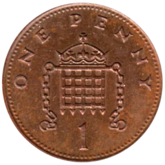 Preview 1 penny, 1988 reverse