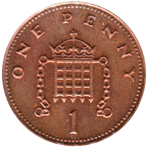 1 penny, 2005 Reverse