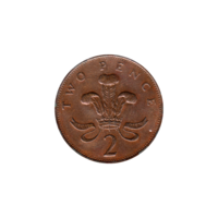 Preview 2 pence, 1988 reverse