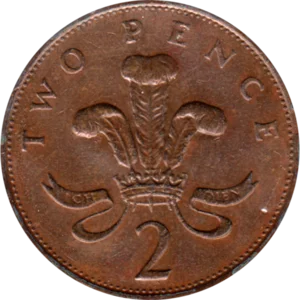 Preview 2 pence, 1988 reverse