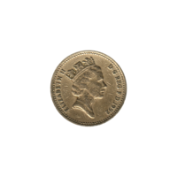 Preview 1 Pound, 1992 obverse
