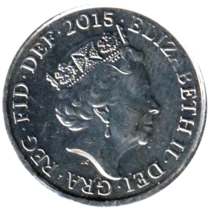 Preview 5 pence, 2015 obverse