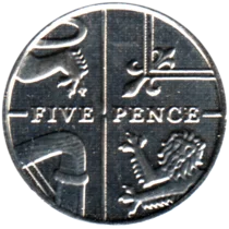 Preview 5 pence, 2015 reverse