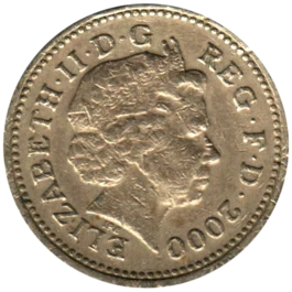 Preview 1 Pound, 2000 obverse