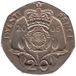 Preview 20 pence, 2005 reverse
