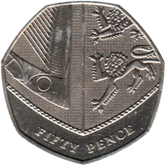 Preview 50 pence, 2013 reverse