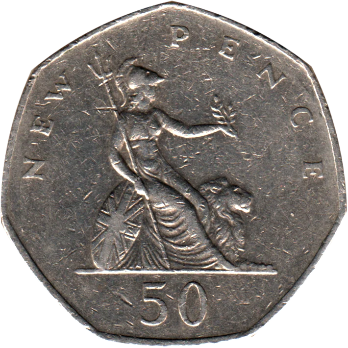 50 pence, 1979 Reverse